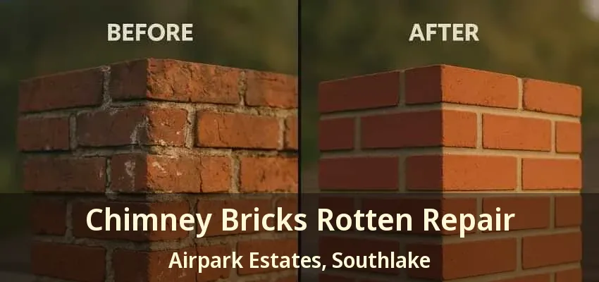Chimney Bricks Rotten Repair Airpark Estates, Southlake - TX