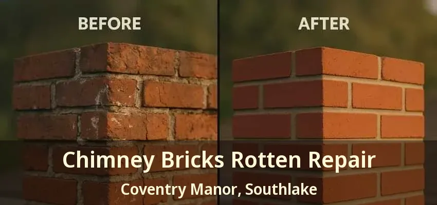 Chimney Bricks Rotten Repair Coventry Manor, Southlake - TX