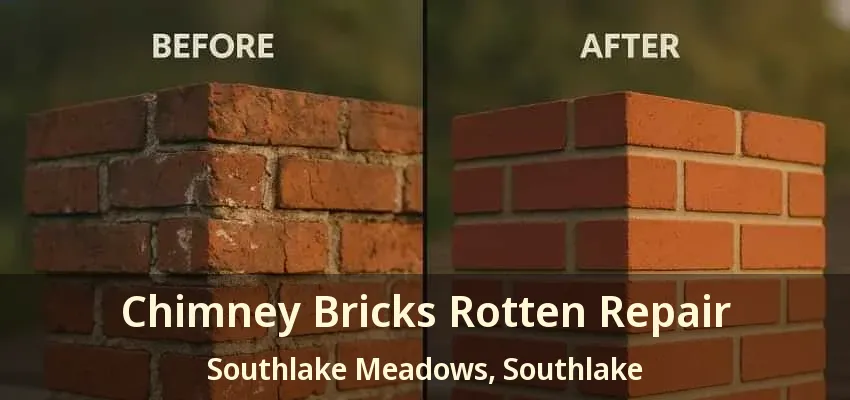 Chimney Bricks Rotten Repair Southlake Meadows, Southlake - TX