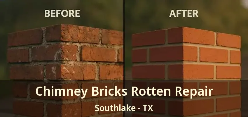 Chimney Bricks Rotten Repair Southlake - TX
