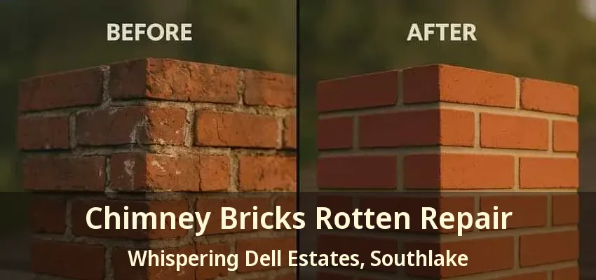 Chimney Bricks Rotten Repair Whispering Dell Estates, Southlake - TX