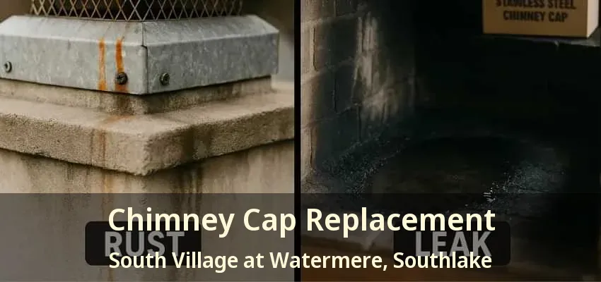 Chimney Cap Replacement South Village at Watermere, Southlake - TX