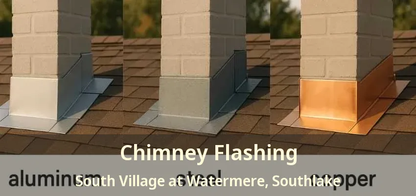 Chimney Flashing South Village at Watermere, Southlake - TX