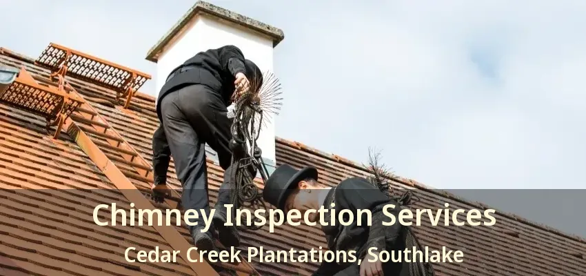 Chimney Inspection Services Cedar Creek Plantations, Southlake - TX