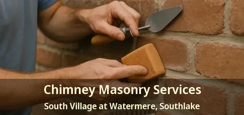 Chimney Masonry Services South Village at Watermere, Southlake - TX