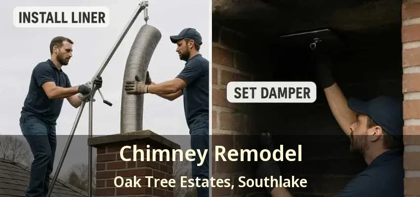 Chimney Remodel Oak Tree Estates, Southlake - TX