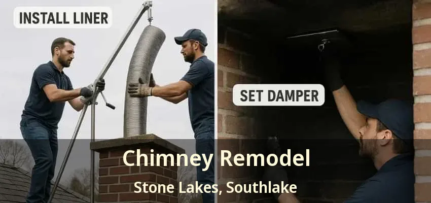 Chimney Remodel Stone Lakes, Southlake - TX