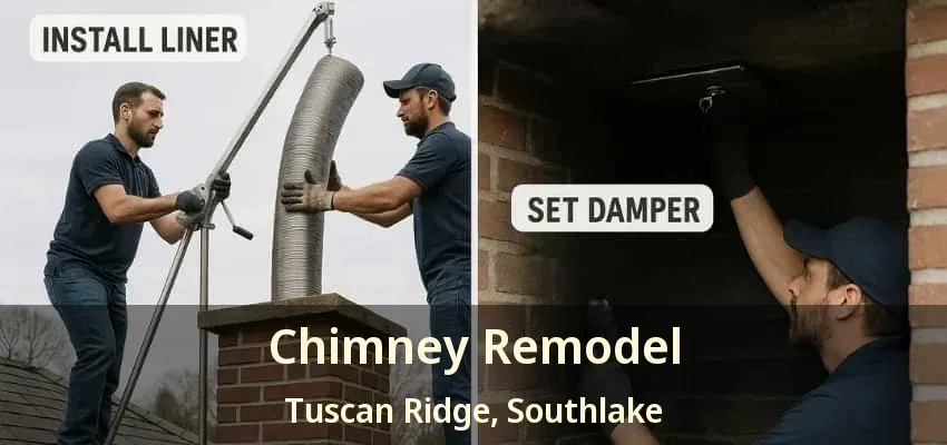 Chimney Remodel Tuscan Ridge, Southlake - TX