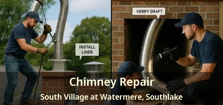 Chimney Repair South Village at Watermere, Southlake - TX