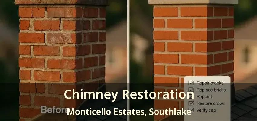 Chimney Restoration Monticello Estates, Southlake - TX