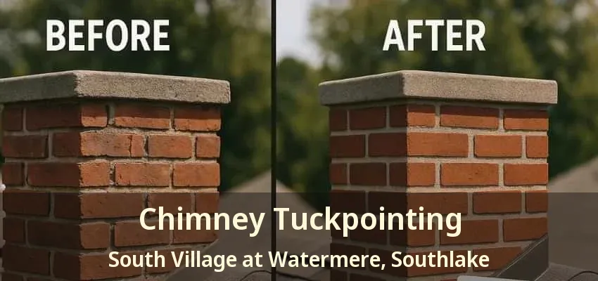 Chimney Tuckpointing South Village at Watermere, Southlake - TX