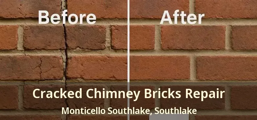 Cracked Chimney Bricks Repair Monticello Southlake, Southlake - TX