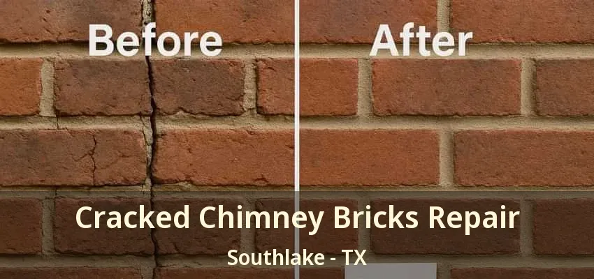 Cracked Chimney Bricks Repair Southlake - TX