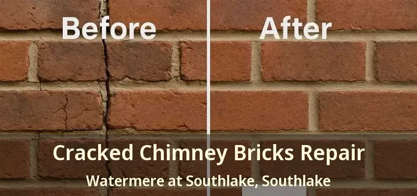 Cracked Chimney Bricks Repair Watermere at Southlake, Southlake - TX