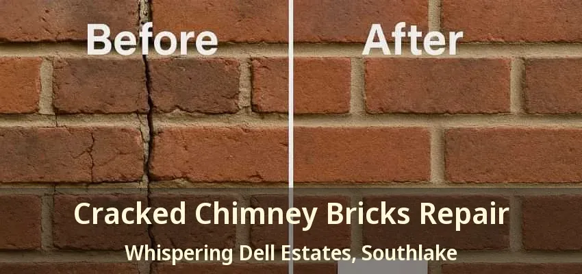 Cracked Chimney Bricks Repair Whispering Dell Estates, Southlake - TX