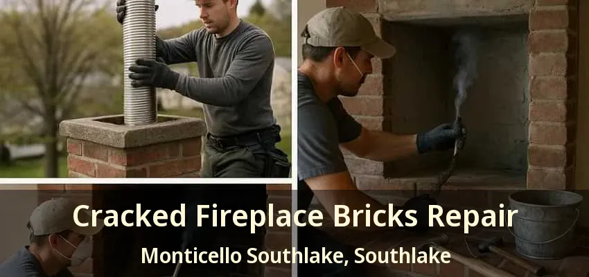Cracked Fireplace Bricks Repair Monticello Southlake, Southlake - TX