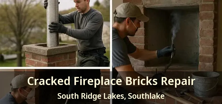 Cracked Fireplace Bricks Repair South Ridge Lakes, Southlake - TX