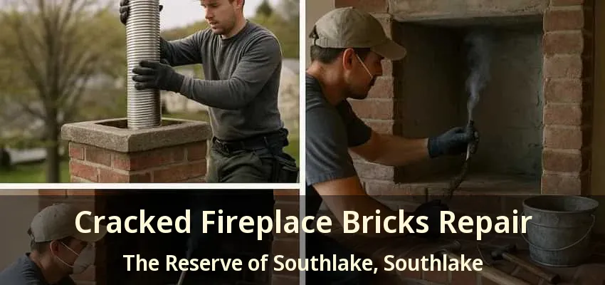 Cracked Fireplace Bricks Repair The Reserve of Southlake, Southlake - TX