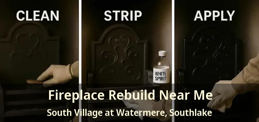 Fireplace Rebuild Near Me South Village at Watermere, Southlake - TX