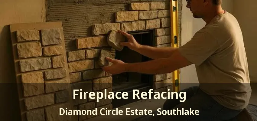 Fireplace Refacing Diamond Circle Estate, Southlake - TX