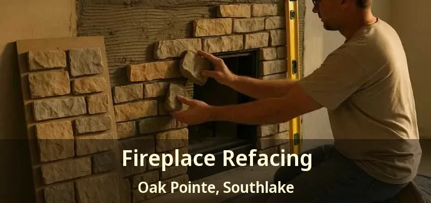 Fireplace Refacing Oak Pointe, Southlake - TX
