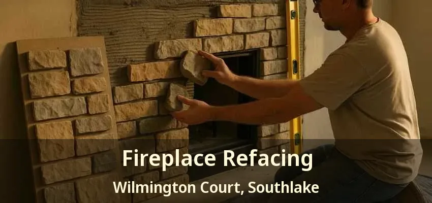 Fireplace Refacing Wilmington Court, Southlake - TX