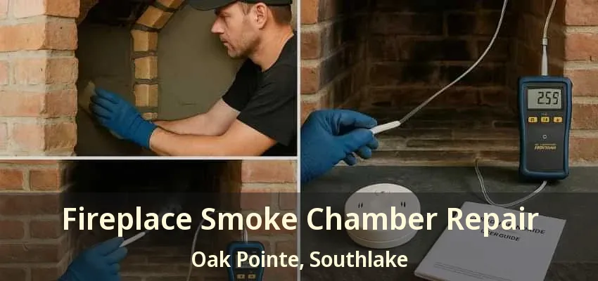 Fireplace Smoke Chamber Repair Oak Pointe, Southlake - TX