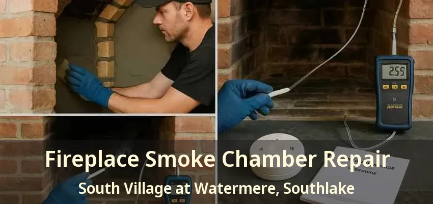 Fireplace Smoke Chamber Repair South Village at Watermere, Southlake - TX