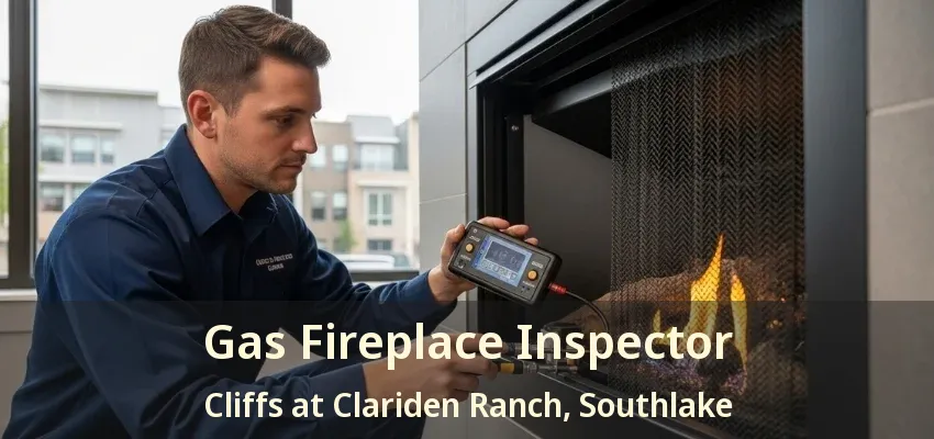 Gas Fireplace Inspector Cliffs at Clariden Ranch, Southlake - TX