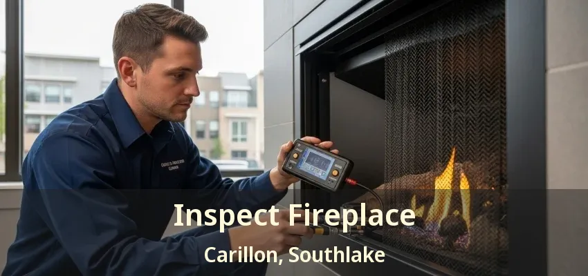 Inspect Fireplace Carillon, Southlake - TX