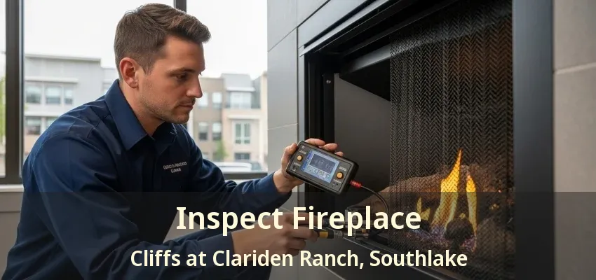 Inspect Fireplace Cliffs at Clariden Ranch, Southlake - TX