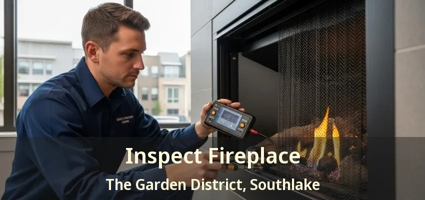 Inspect Fireplace The Garden District, Southlake - TX