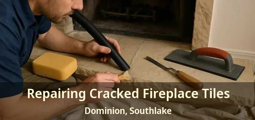 Repairing Cracked Fireplace Tiles Dominion, Southlake - TX