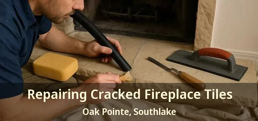 Repairing Cracked Fireplace Tiles Oak Pointe, Southlake - TX