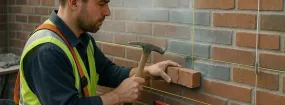 Cracked Chimney Bricks Repair Oak Tree Estates, Southlake