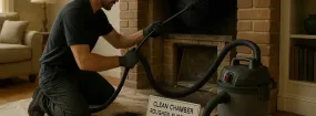 Fireplace Smoke Chamber Repair Oak Tree Estates, Southlake