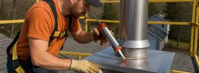 Prefab Chimney Installation Oak Tree Estates, Southlake